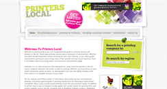 Desktop Screenshot of printerslocal.co.uk