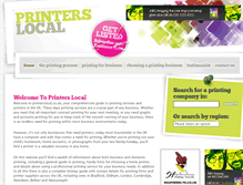 Tablet Screenshot of printerslocal.co.uk